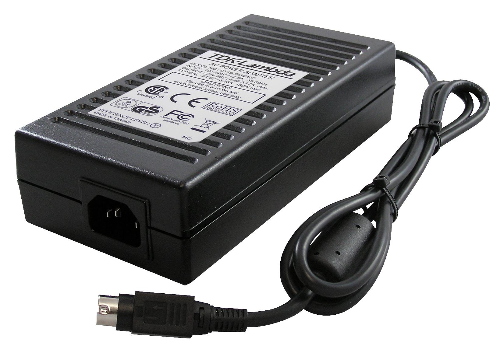 DT-150PW-240-D ADAPTOR, AC-DC, 24V, 6.25A, 150W TDK-LAMBDA
