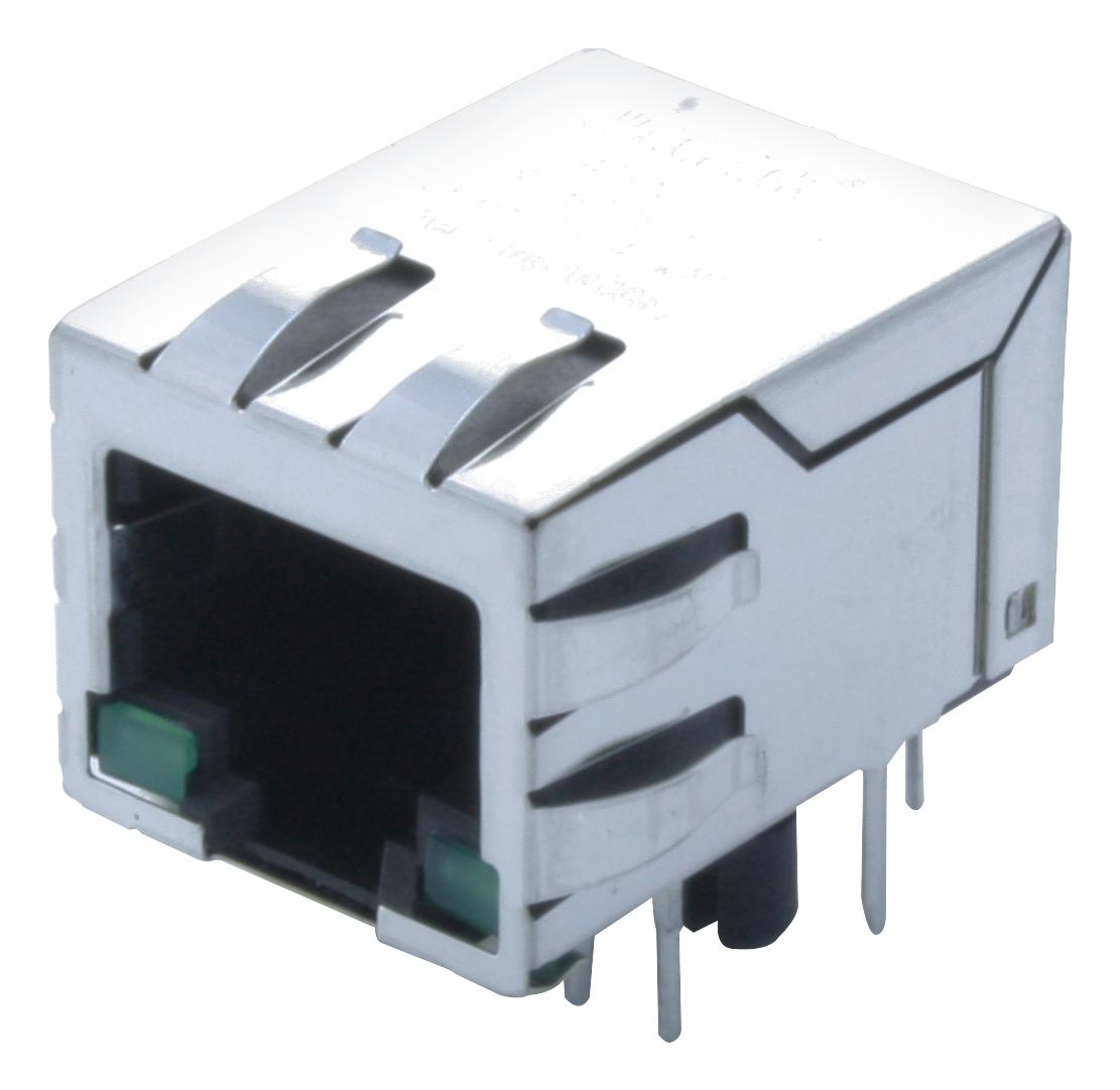 SI-60118-F CONNECTOR, SHLD RJ45, JACK, 8P8C, THT BEL MAGNETIC SOLUTIONS