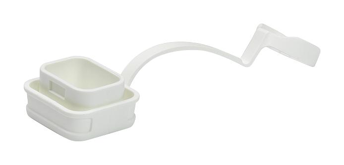 0098.0108 PROTECTION COVER, CORD CONNECTOR, WHT SCHURTER