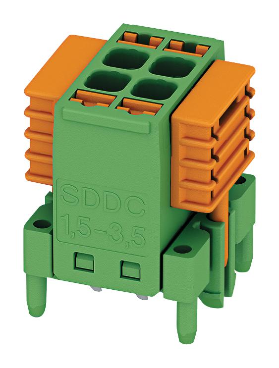 SDDC 1,5/ 2-PV-3,5 TB, WIRE TO BRD, 2POS, 16AWG PHOENIX CONTACT