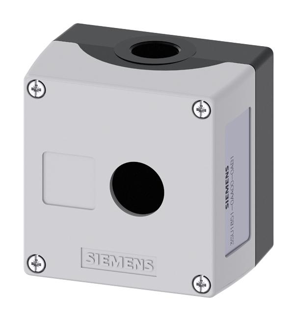 3SU1851-0AA00-0AB1 ENCLOSURE, 1 COMMAND POINT, METAL, GRY SIEMENS