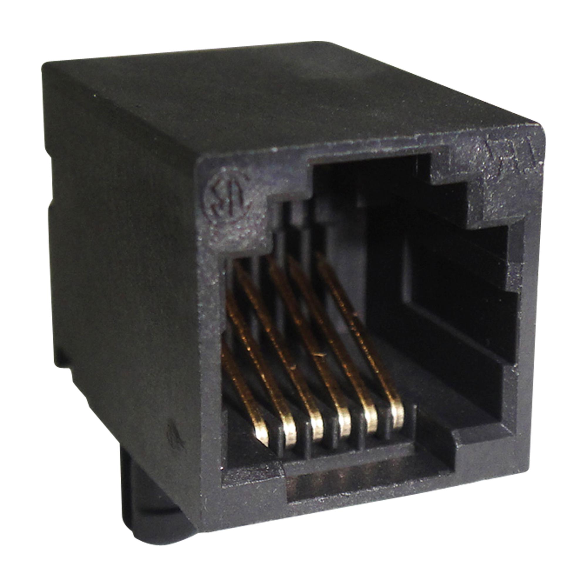 RJE0166001 CONNECTOR, UNSHLD, RJ11, JACK, 6P6C AMPHENOL ICC