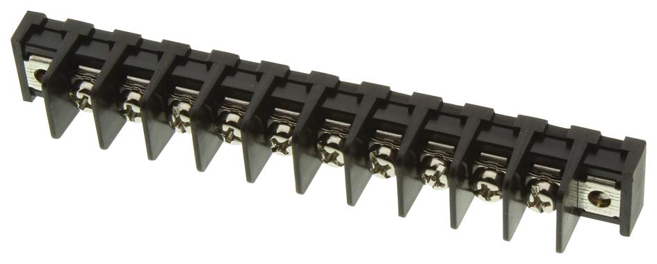 MC001356 TERMINAL BLOCK, BARRIER, 10POS, 14AWG MULTICOMP