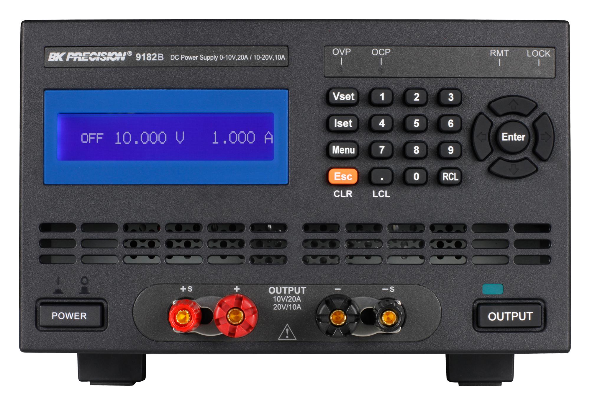 BK9182B DC POWER SUPPLY, PROG, 1CH, 20V, 10A B&K PRECISION
