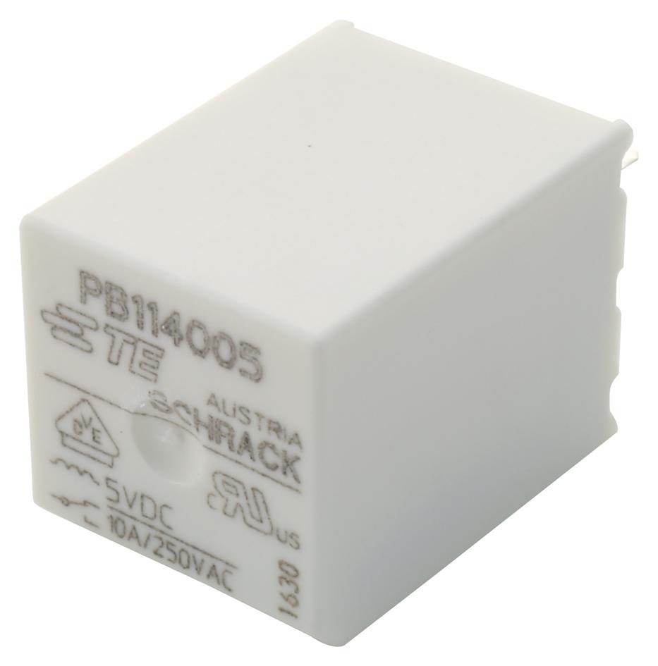 PB114005 POWER RELAY, SPDT, 10A, 250VAC, TH SCHRACK - TE CONNECTIVITY