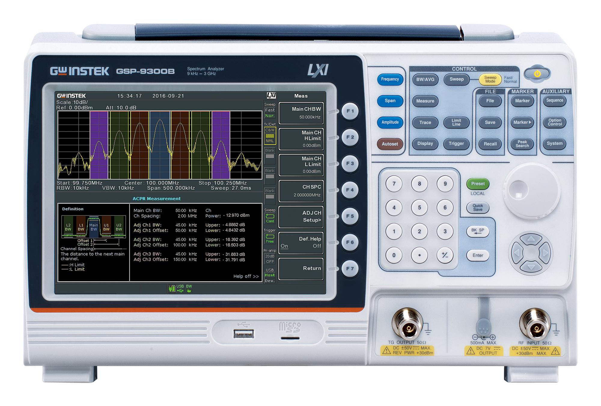 GSP-9300B SPECTRUM ANALYZER, 9KHZ TO 3GHZ GW INSTEK
