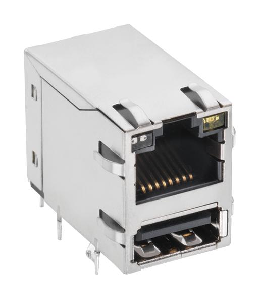 7497011611A RJ45 LAN TRANSFORMER, 8P8C, TH WURTH ELEKTRONIK