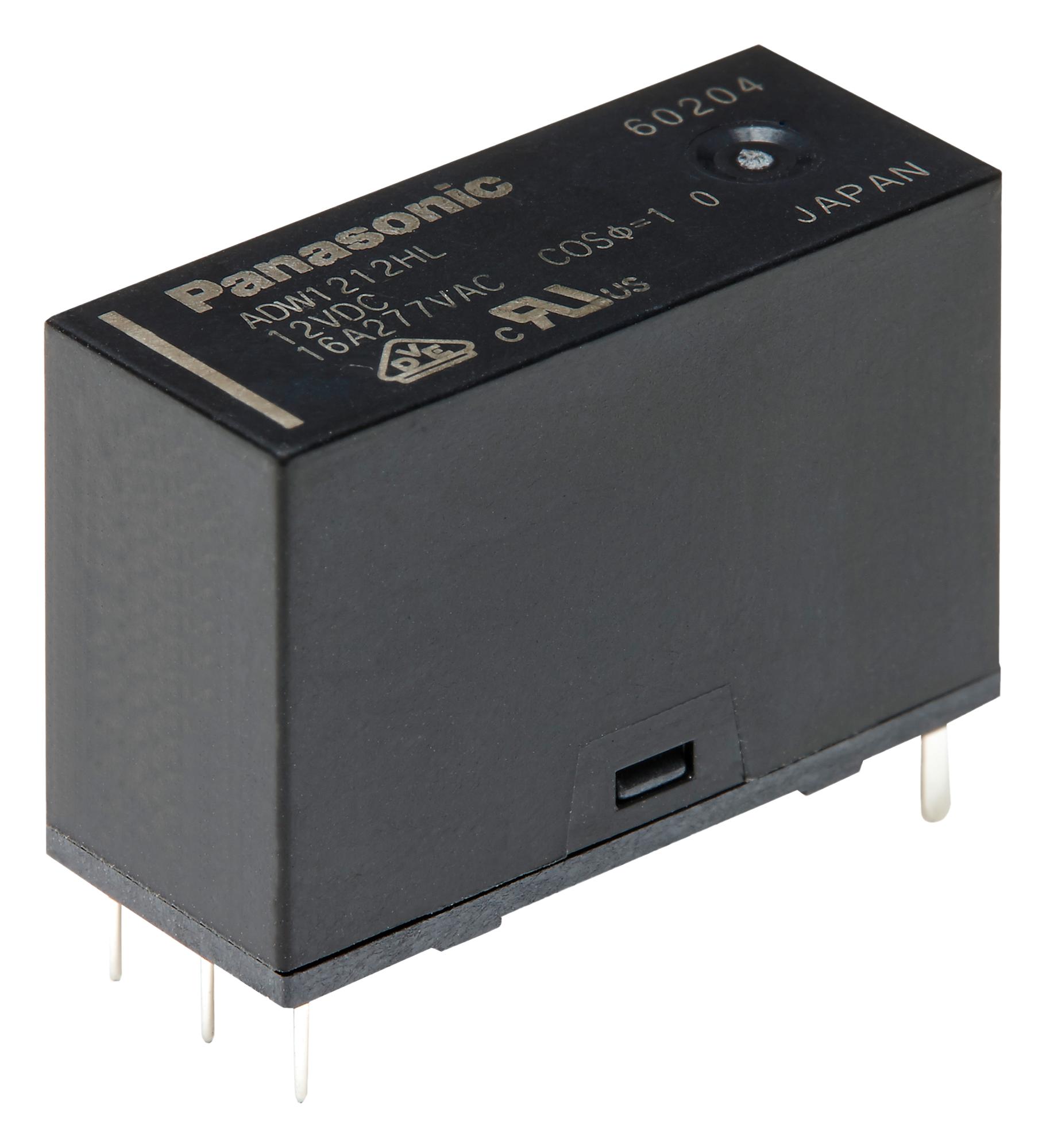 ADW1112HTW POWER RELAY, SPST-NO, 16A, 277VAC, TH PANASONIC