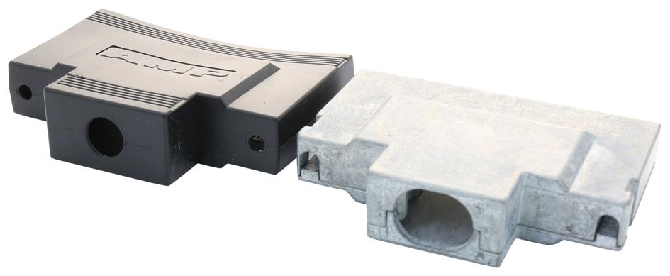 5750752-1 D SUB BACK SHELL, 180 DEG, ZINC AMP - TE CONNECTIVITY