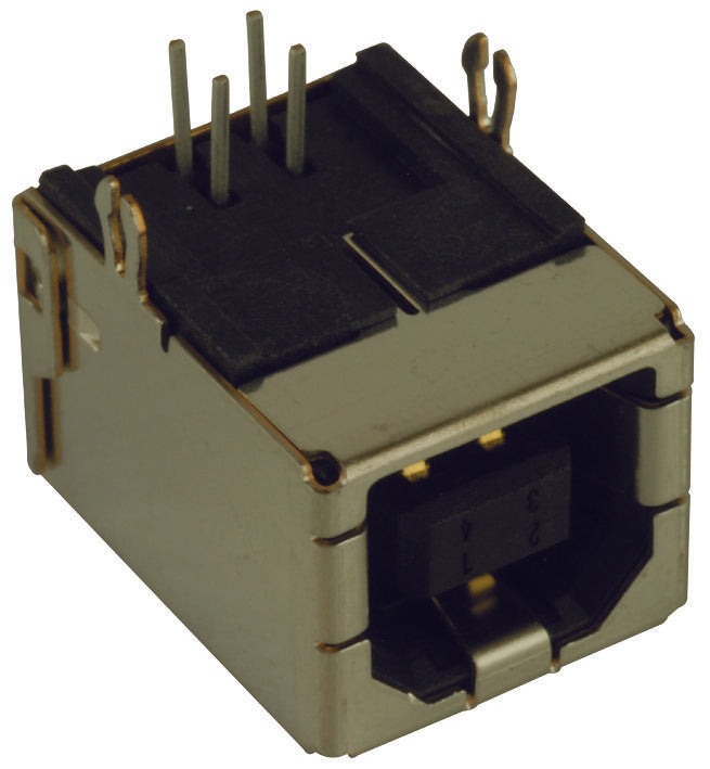 61729-1010BLF USB CONNECTOR, 2.0 TYPE B, RCPT, THT AMPHENOL ICC