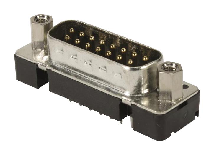 09661217703 D-SUB CONN, PLUG, 9POS, TH HARTING