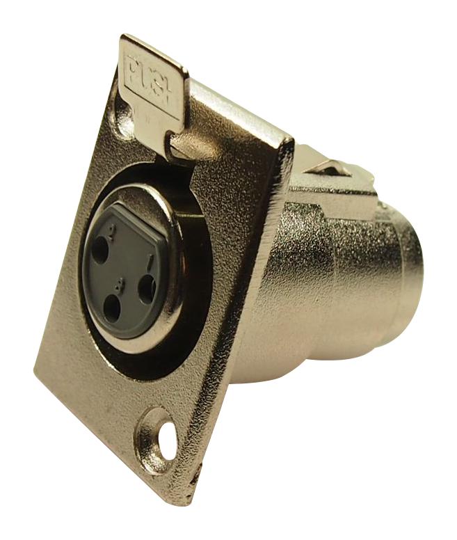 FC6100 CONNECTOR, XLR AUDIO, RCPT, 3POS, PANEL CLIFF ELECTRONIC COMPONENTS