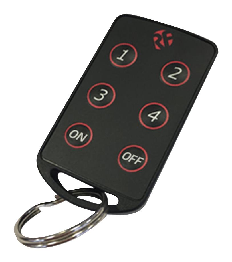 FOBBER-8T6 FM KEY FOB TRANSMITTER, 6-CH, 869.5MHZ RF SOLUTIONS