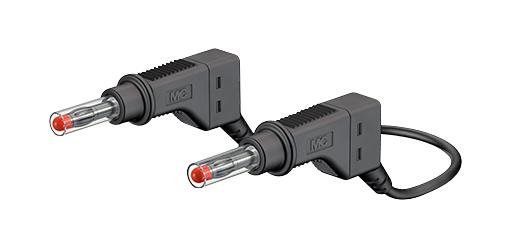 66.9407-050-21 PVC TEST LEAD, BLACK, 500MM, 600V, 32A STAUBLI