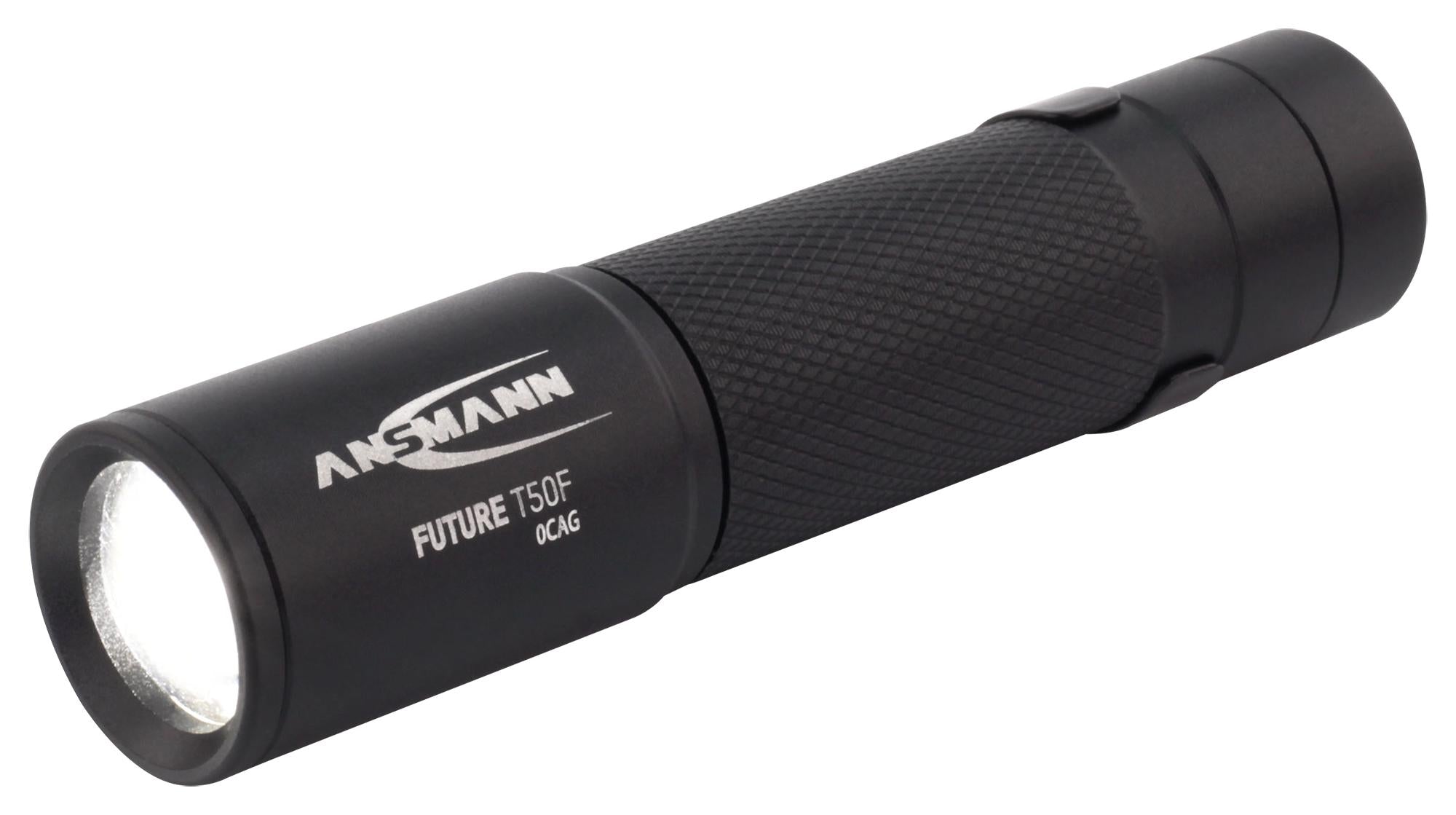 1600-0159 TORCH, T50F, HAND HELD, LED, 75M, 60LM ANSMANN