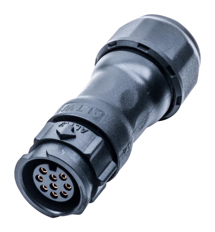 CD-09BMFA-QL8MP0 MIDDLE ASSY X-LOK 05A, MCONN F PIN 9PIN AMPHENOL LTW