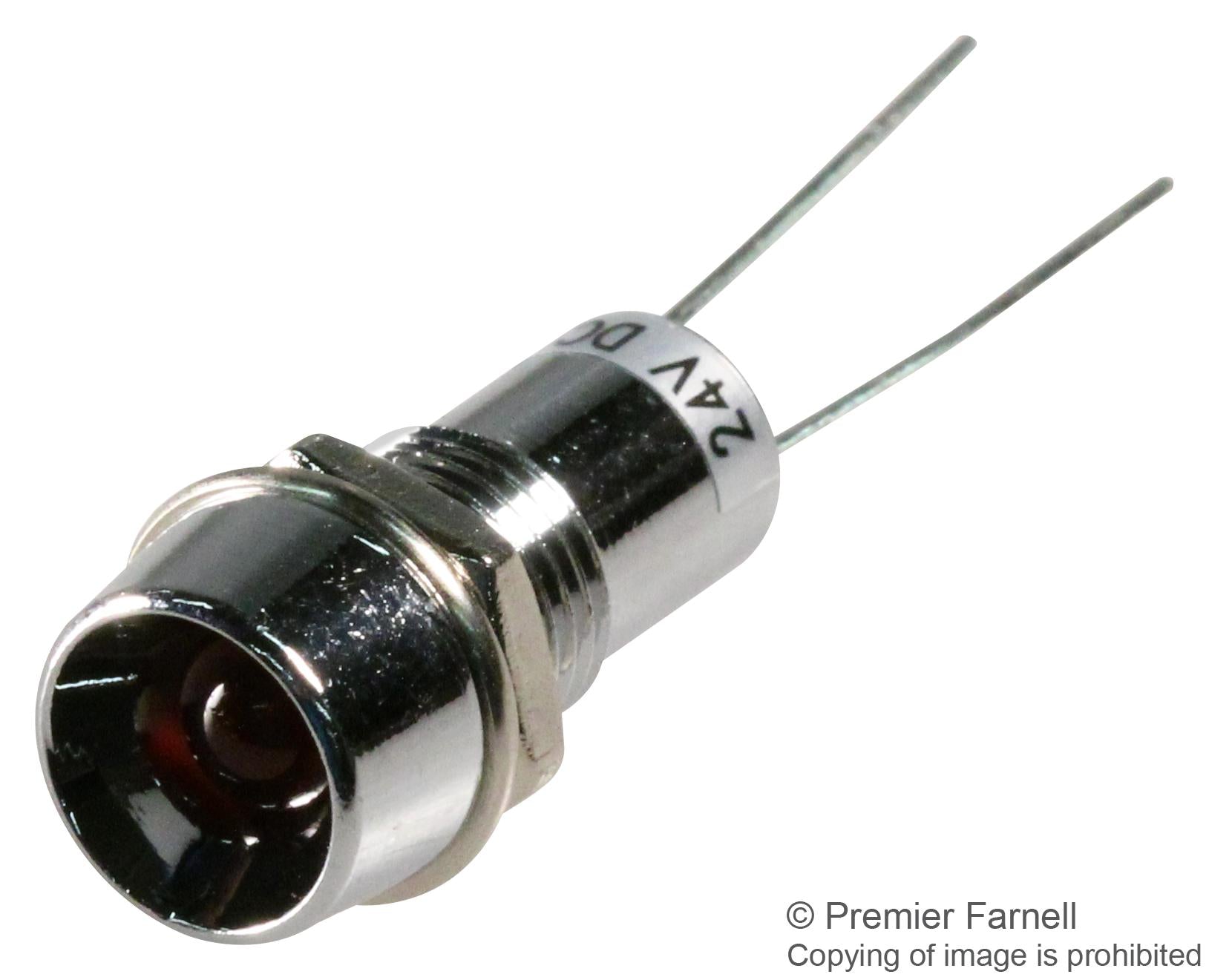 L65DR2L PANEL INDICATOR, 8MM, RED, 2VDC VCC (VISUAL COMMUNICATIONS COMPANY)