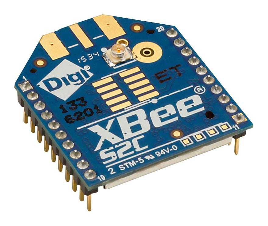 XB24CAUIT-001 RF TRANSCEIVER MODULE, 2.4GHZ, -102DBM DIGI INTERNATIONAL