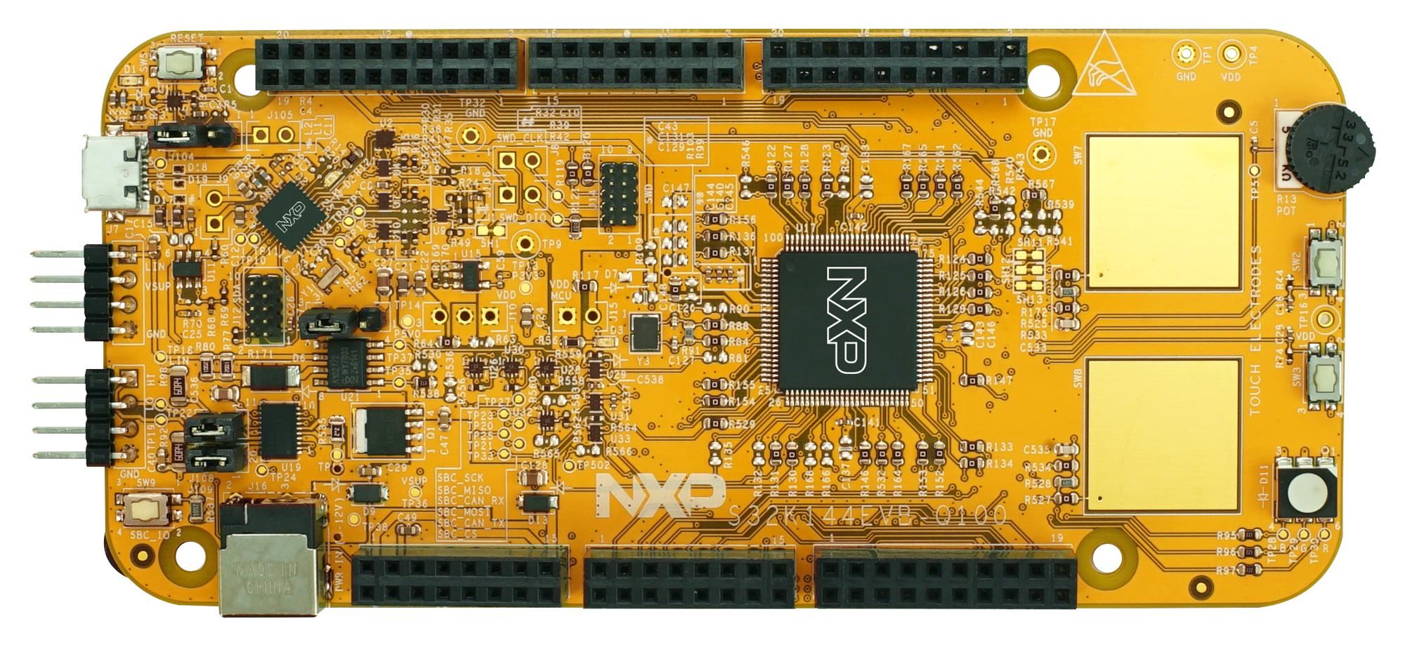 S32K144EVB-Q100 EVAL BOARD, 32BIT CORTEX-M4F MCU NXP