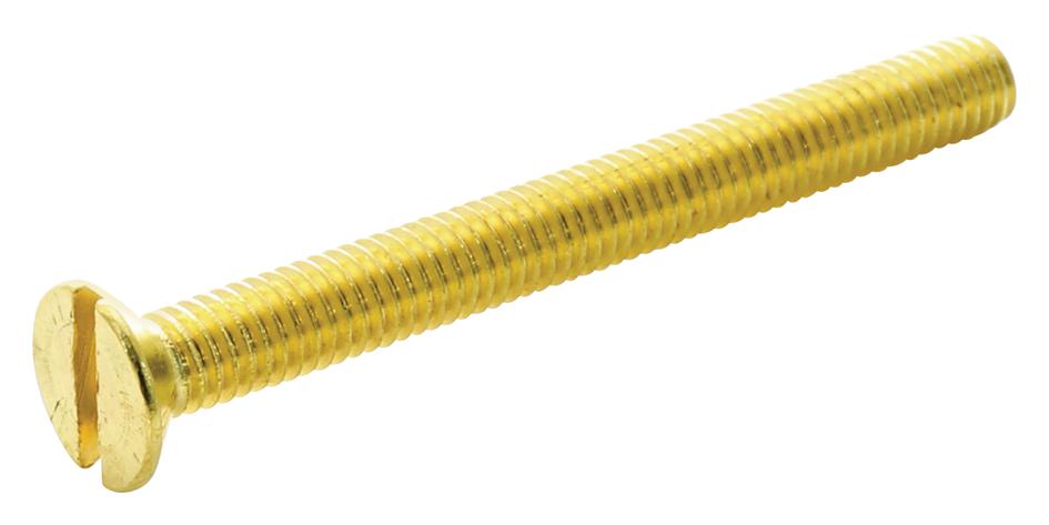 M2.5/20/KSBRMC S100//- FLAT/CSK HEAD SLOTTED SCREW, STEEL, M2.5 TR FASTENINGS