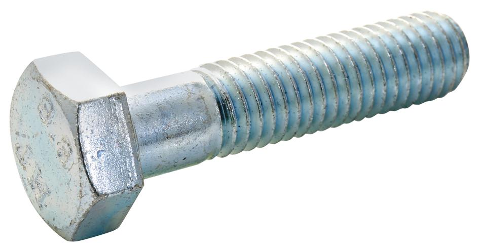 M6 60 HH88BLZ100 BOLT, HEX HEAD, STEEL, M6X60, PK100 TR FASTENINGS