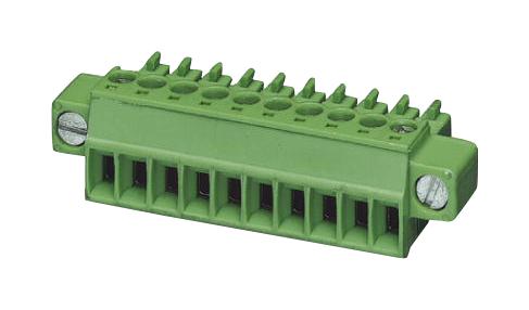MC 1,5/ 3-STF-3,81 TERMINAL BLOCK, PLUGGABLE, 3POS, 16AWG PHOENIX CONTACT