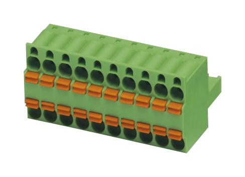 TFKC 2,5/ 2-ST-5,08 TERMINAL BLOCK, PLUGGABLE, 2POS, 12AWG PHOENIX CONTACT