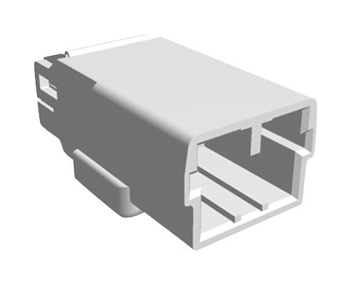 1-174928-1 RECEPTACLE HOUSING, 3POS, PBT, WHITE AMP - TE CONNECTIVITY