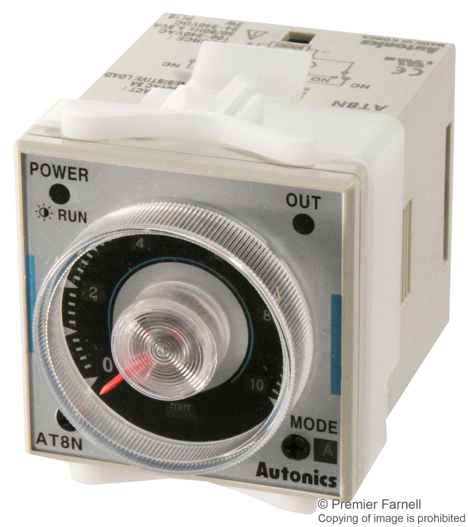 AT8N-24-240 MULTI FUNCTION TIMER, 0.05SEC-100H AUTONICS