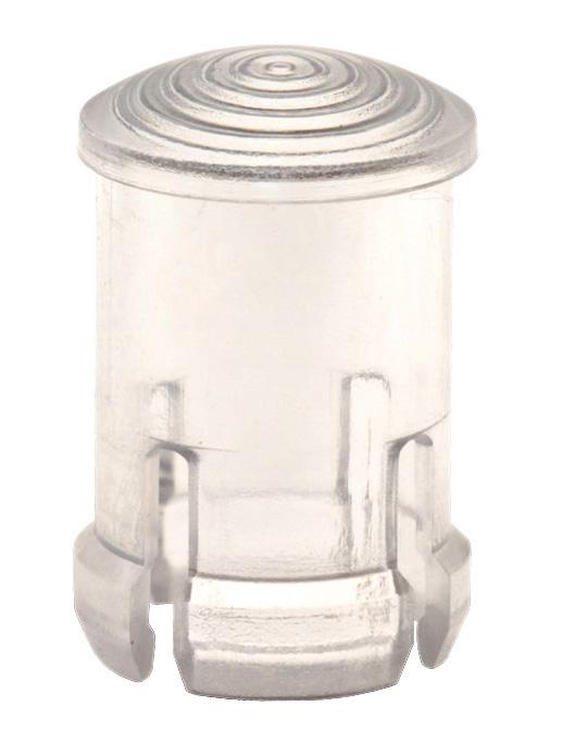 8671 LENS, 5MM LED, PC, TRANSPARENT KEYSTONE
