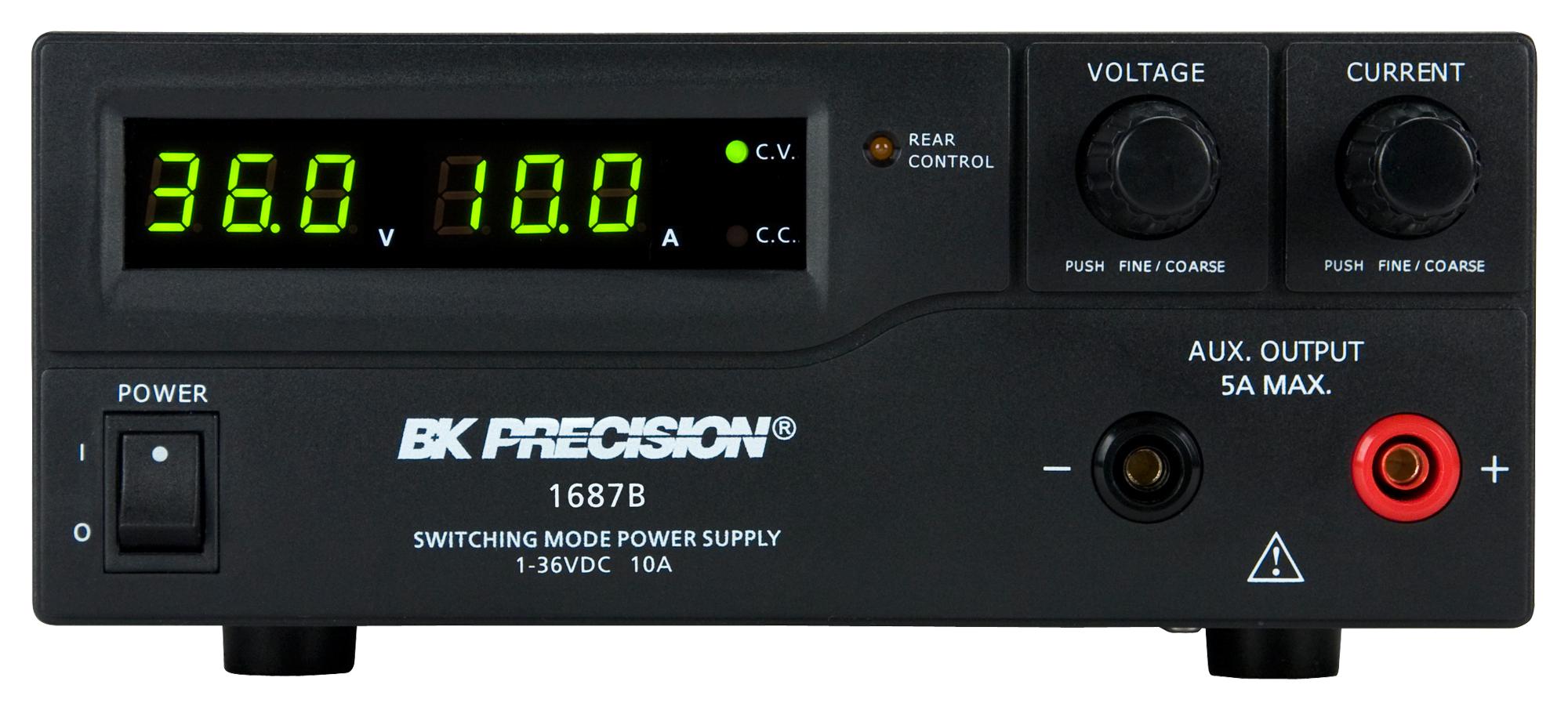BK1687B DC POWER SUPPLY, ADJ, 1CH, 36V, 10A B&K PRECISION