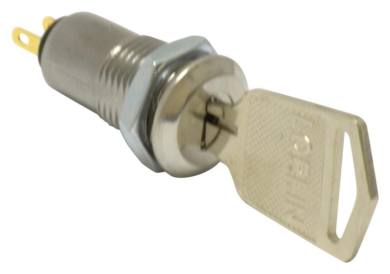 SKL-12-B-S-2 KEY LOCK SWITCH, SPST, 0.5A, 24V, SOLDER LORLIN
