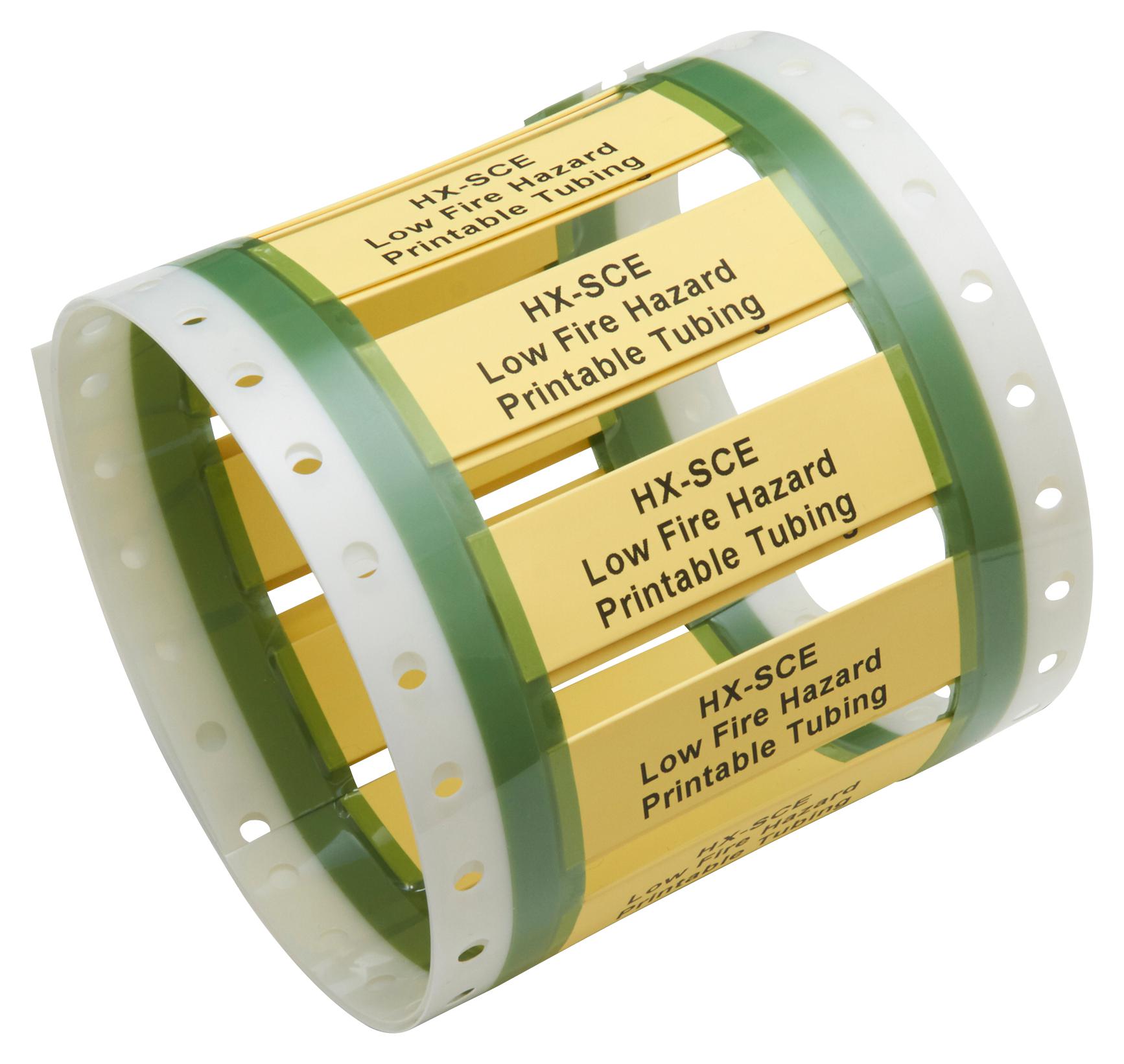 HX-SCE-1K-19.0-50-4 HEAT SHRINK MARKER, 19MM, YELLOW RAYCHEM - TE CONNECTIVITY