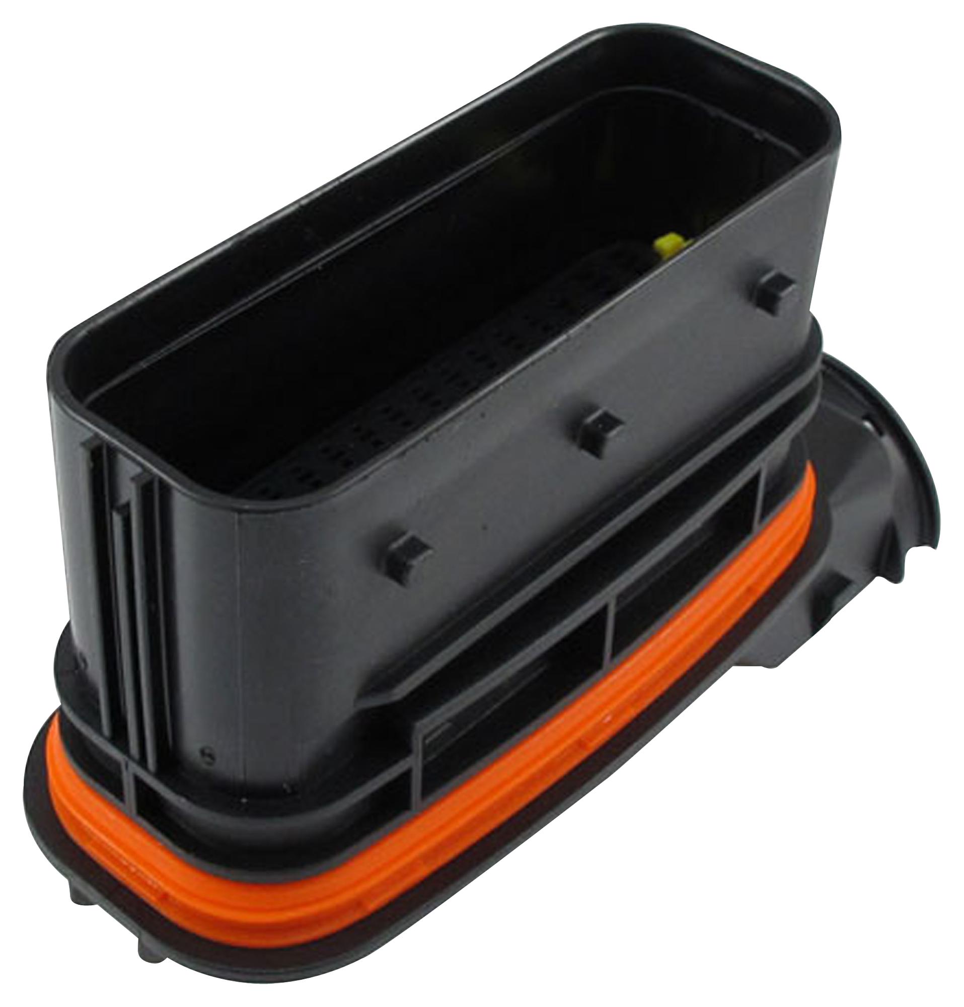 1-1718324-1 PLUG HOUSING, 62POS, GF PBT, BLACK AMP - TE CONNECTIVITY