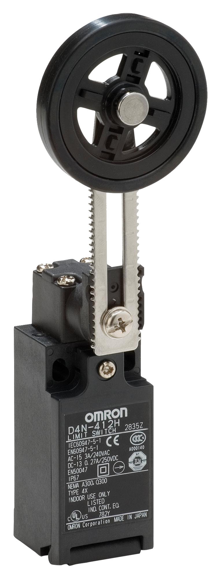 D4N1A2H LIMIT SWITCH, SPST-NC/NO, 240VAC, 3A OMRON