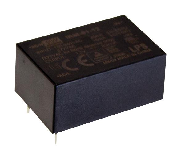 IRM-01-12 POWER SUPPLY, AC-DC, 12V, 0.083A MEAN WELL
