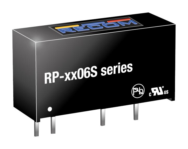 RP-0506S DC-DC CONVERTER, 5V, 0.167A RECOM POWER