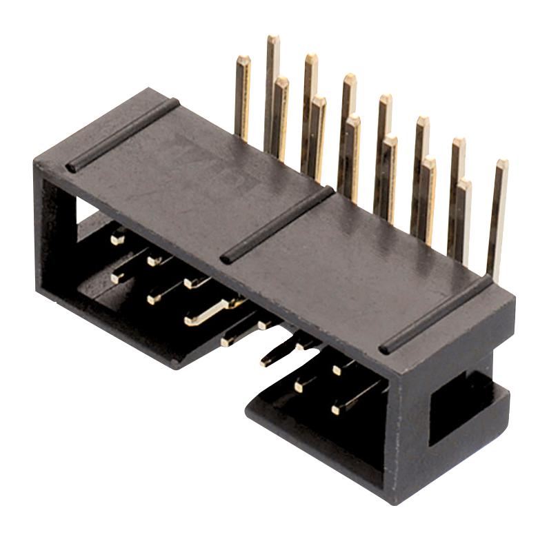 612010235221 CONNECTOR, HEADER, 10POS, 2ROW, 2.54MM WURTH ELEKTRONIK