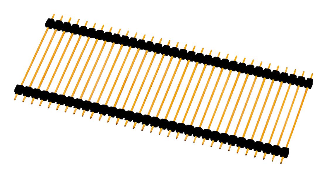 61303218421 CONNECTOR, HEADER, 32POS, 1ROW, 2.54MM WURTH ELEKTRONIK