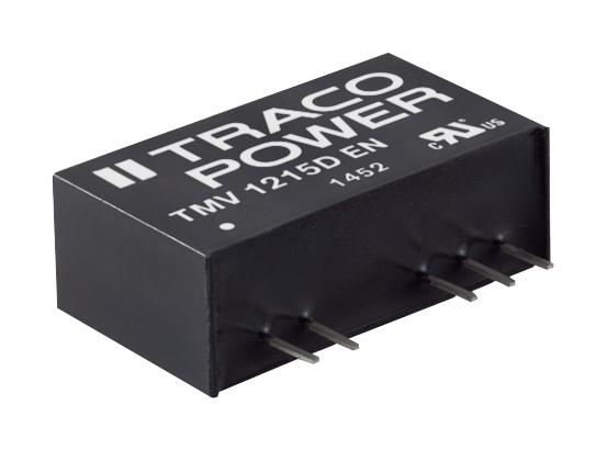 TMV 0512D EN DC-DC CONVERTER, 2 O/P, 1W TRACO POWER