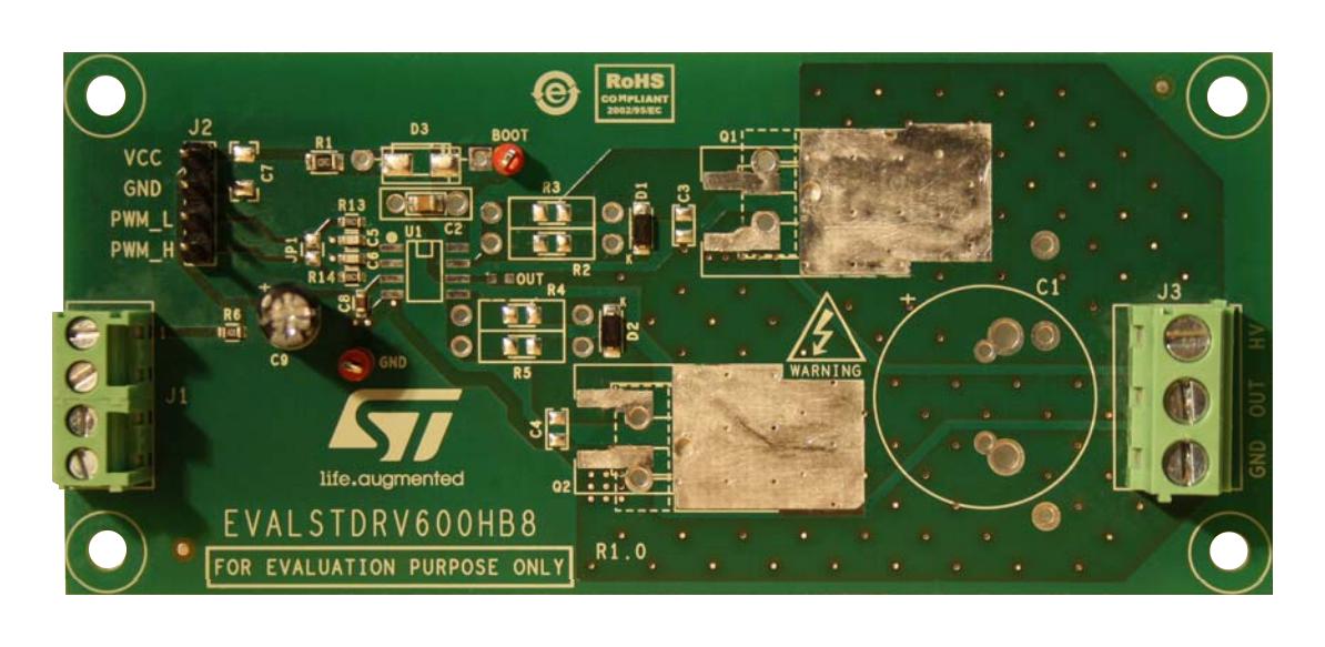 EVALSTDRV600HB8 DEMO BOARD, GATE DRIVER, MOSFET/IGBT STMICROELECTRONICS