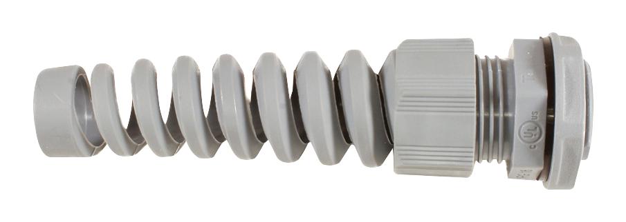 PPS7 SL080 CABLE GLAND, POLYAMIDE 6, 3-6.5MM, SLATE ALPHA WIRE