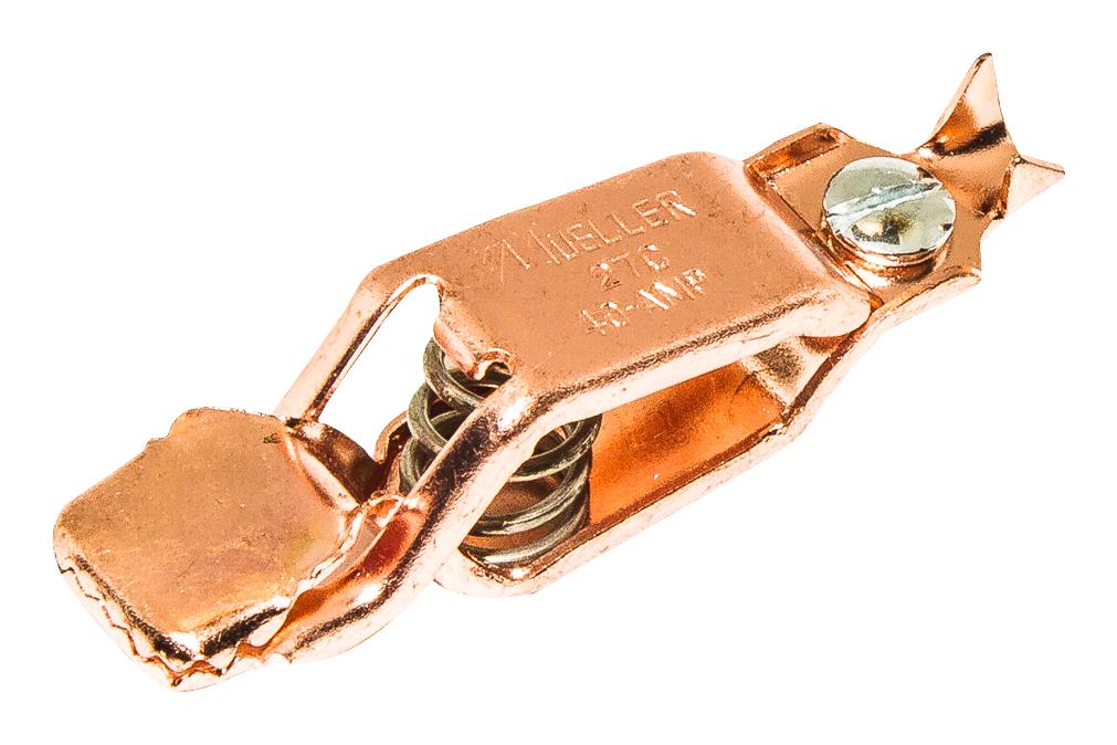 BU-27C TEST CLIP, SOLID COPPER, 40A, 16MM MUELLER ELECTRIC