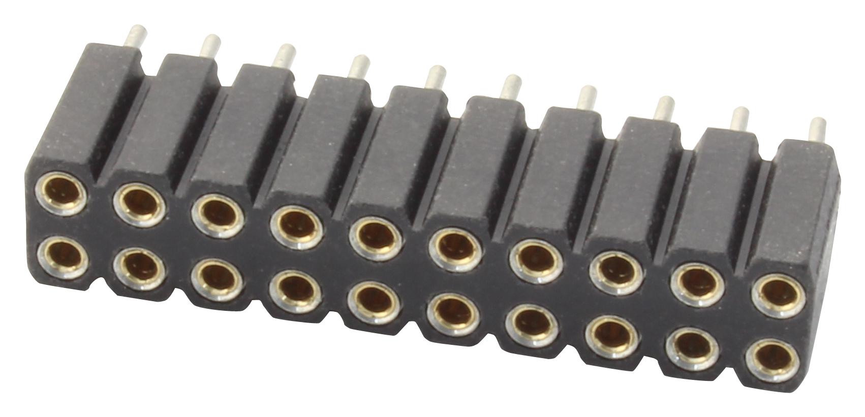 803-87-020-10-001101 CONNECTOR, RCPT, 20POS, 2ROW, 2.54MM PRECI-DIP