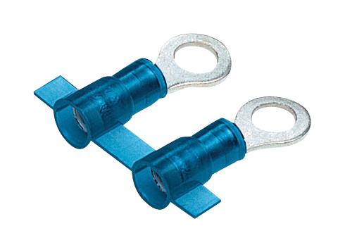 PNF14-8R-3K TERMINAL, RING TONGUE, #8, 14AWG, BLUE PANDUIT