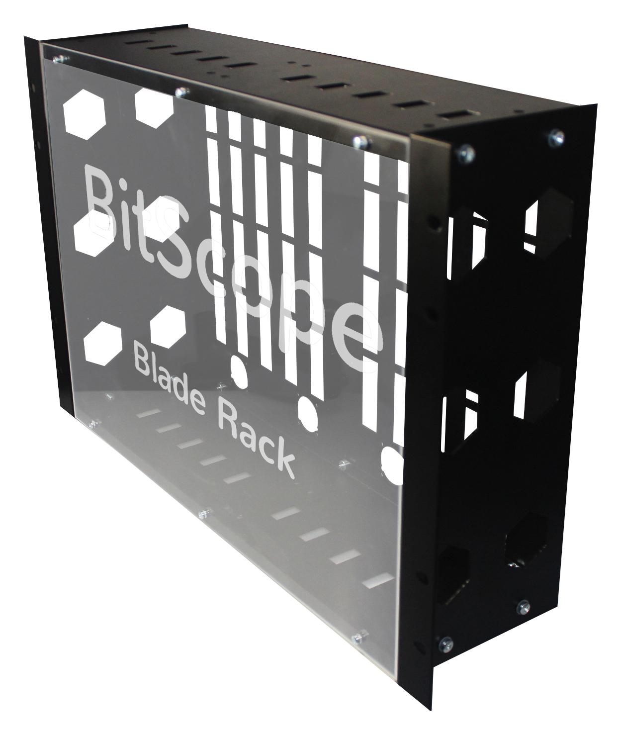 CBBRACK40 BITSCOPE BLADE RACK, ACRYLIC/STEEL, BLK BITSCOPE