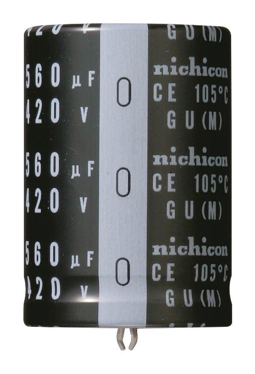 LGU2G471MELC CAP, 470µF, 400V, ALU ELEC, SNAP-IN NICHICON