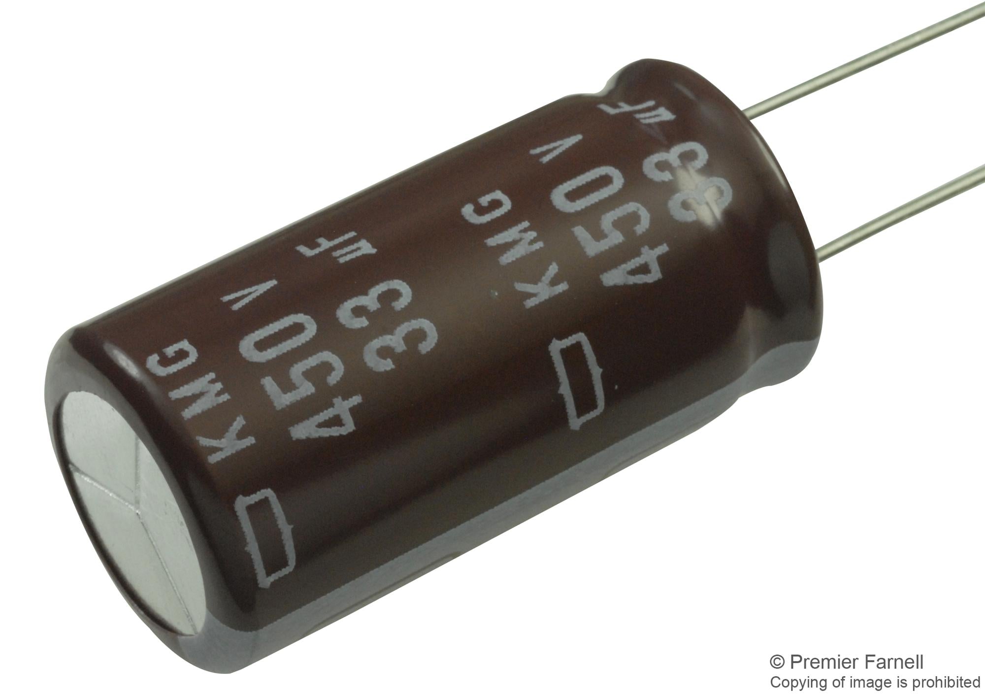 EKMG451ELL330MLN3S CAP, 33µF, 450V, 20% UNITED CHEMI-CON