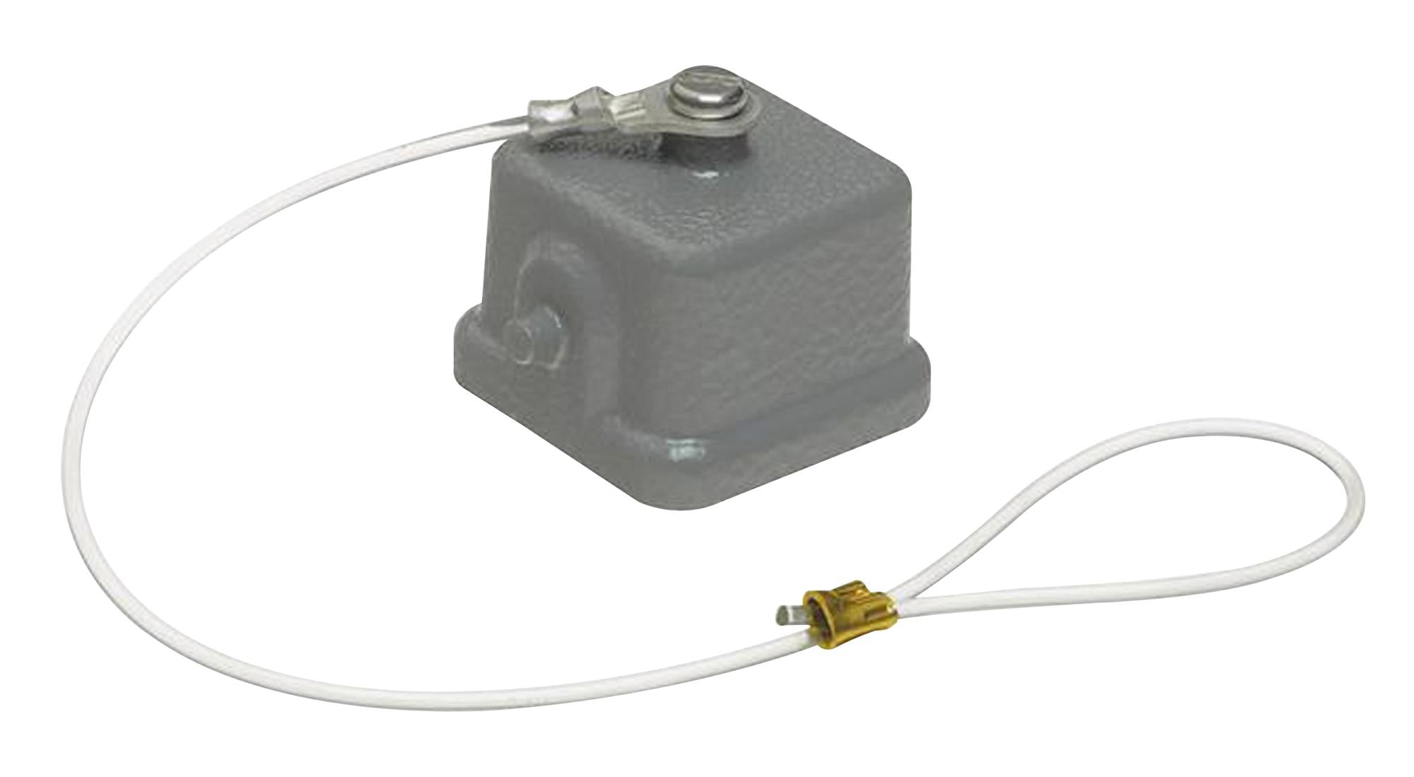 09200035428 PROTECTION COVER W/CORD, 3A, METAL HARTING