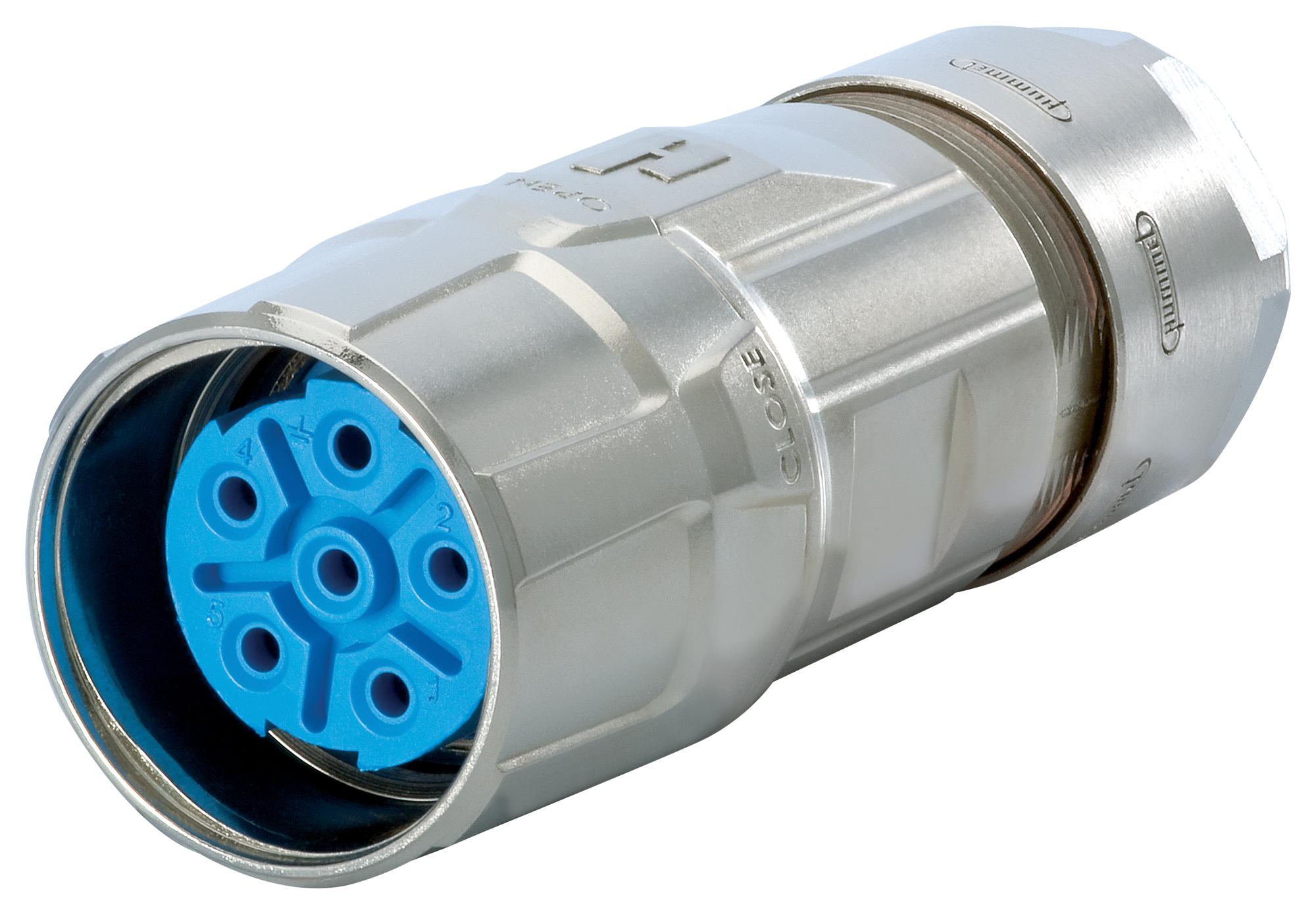 7.556.500.000 CIRCULAR HOUSING, RCPT, SIZE M23, BRASS HUMMEL